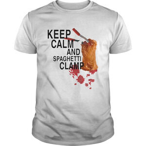 Keep Calm And Spaghetti Clamp Shirt